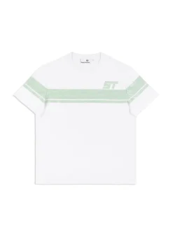 For The Court|Sergio Tacchini Perforata T-Shirt- Surf Spray
