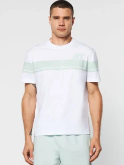 For The Court|Sergio Tacchini Perforata T-Shirt- Surf Spray