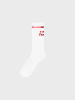 View All|Sergio Tacchini Prep Crew High Socks- White
