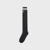 View All|Sergio Tacchini Prep Knee High Socks- Black