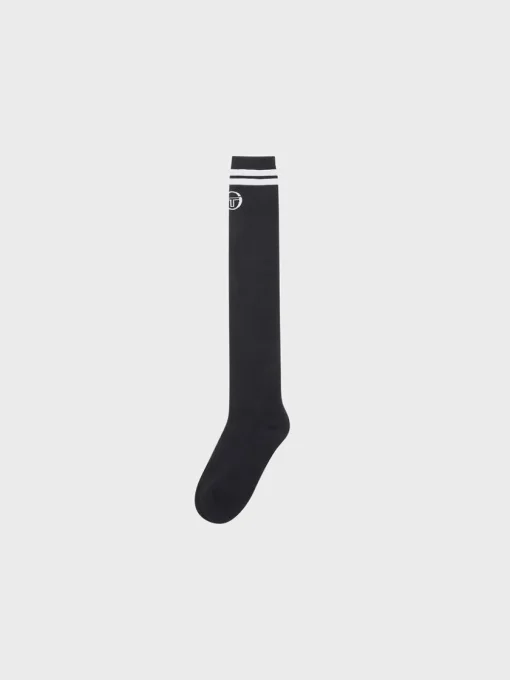 View All|Sergio Tacchini Prep Knee High Socks- Black