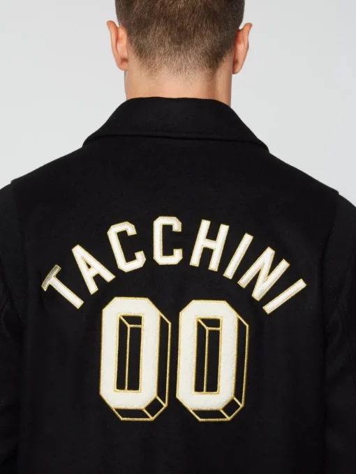 View All|Sergio Tacchini Prep Wool Varsity Jacket- Black