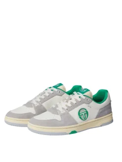 Shoes|Sergio Tacchini Prime Shot Da Sneaker- Antique White/ Almond Oil/ Bright Green