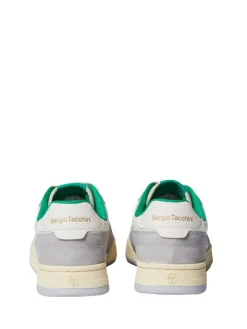 Shoes|Sergio Tacchini Prime Shot Da Sneaker- Antique White/ Almond Oil/ Bright Green