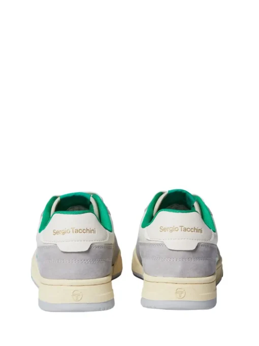 Shoes|Sergio Tacchini Prime Shot Da Sneaker- Antique White/ Almond Oil/ Bright Green