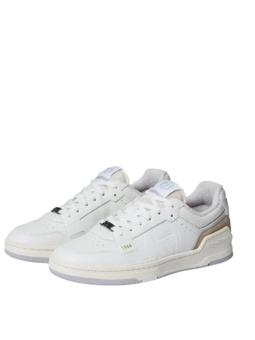 For The Court|Sergio Tacchini Prime Shot Da Ultra Sneaker- White Tofu/ Quiet Grey