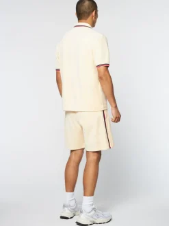 Velour|Sergio Tacchini Primo Velour Polo- Pearl Ivory