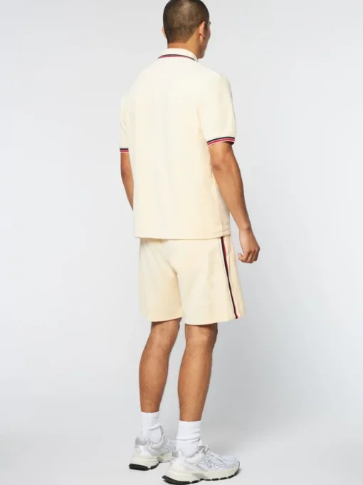 Velour|Sergio Tacchini Primo Velour Polo- Pearl Ivory