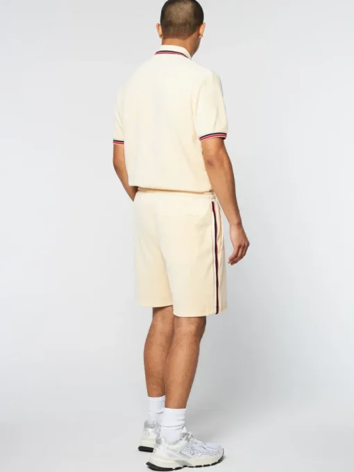 Shorts And Swim|Sergio Tacchini Primo Velour Short- Pearl Ivory