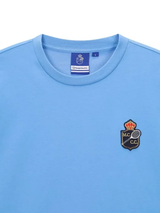 T-Shirts|Sergio Tacchini Rally Mch T-Shirt- Light Blue