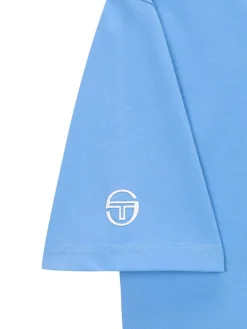 T-Shirts|Sergio Tacchini Rally Mch T-Shirt- Light Blue