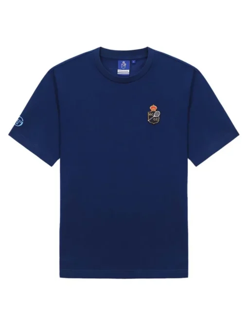 T-Shirts|Sergio Tacchini Rally Mch T-Shirt- Navy