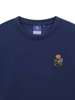 T-Shirts|Sergio Tacchini Rally Mch T-Shirt- Navy