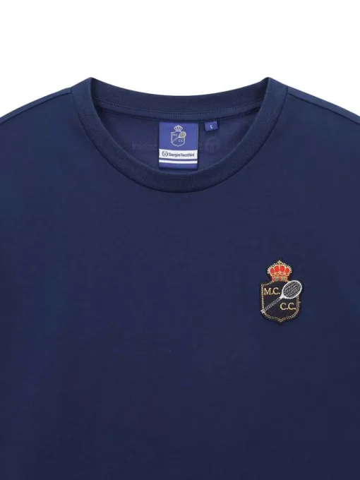 T-Shirts|Sergio Tacchini Rally Mch T-Shirt- Navy