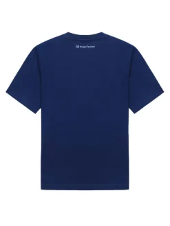 For The Court|Sergio Tacchini Rally Mch T-Shirt- Navy