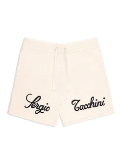 Knitwear|Sergio Tacchini Ricamo Knit Short- Gardenia