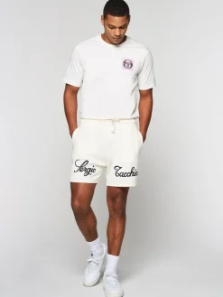 Knitwear|Sergio Tacchini Ricamo Knit Short- Gardenia