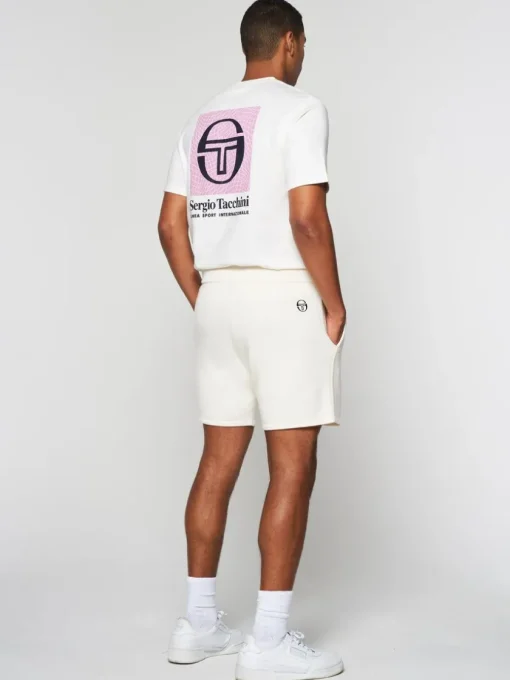 Knitwear|Sergio Tacchini Ricamo Knit Short- Gardenia