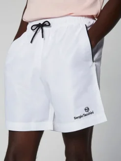 For The Court|Sergio Tacchini Rob Short- Blanc De Blanc/ Anthracite