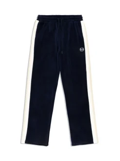 View All|Sergio Tacchini Rosa Velour Track Pant- Maritime Blue