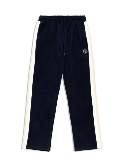 View All|Sergio Tacchini Rosa Velour Track Pant- Maritime Blue