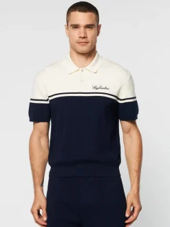 Polos|Sergio Tacchini Roselli Knit Polo- Gardenia