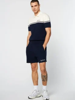 Knitwear|Sergio Tacchini Roselli Knit Short- Maritime Blue