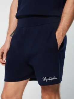 Knitwear|Sergio Tacchini Roselli Knit Short- Maritime Blue