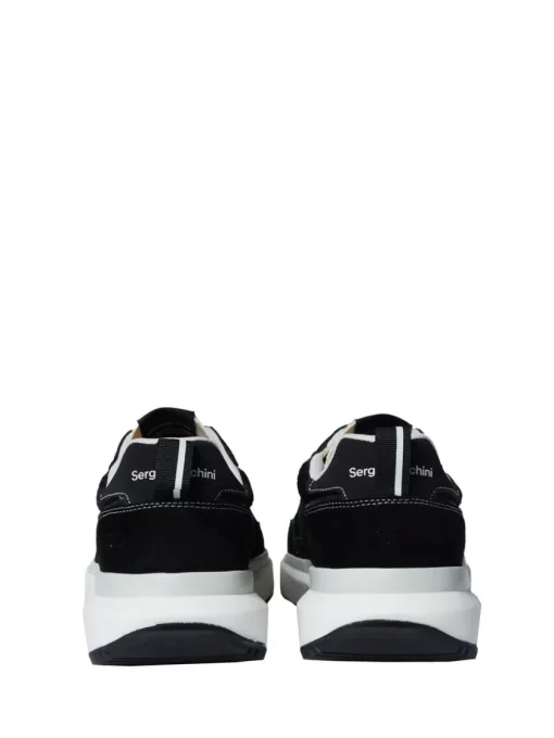 Shoes|Sergio Tacchini 70'S Racer Sneaker- Raven/ Antique White/ December Sky
