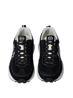 Shoes|Sergio Tacchini 70'S Racer Sneaker- Raven/ Antique White/ December Sky