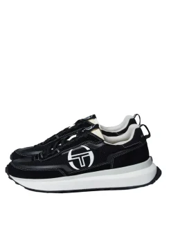 View All|Sergio Tacchini 70'S Racer Sneaker- Raven/ Antique White/ December Sky