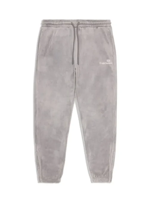 Velour|Sergio Tacchini Scopeto Velour Pant- Sleet/ Gardenia