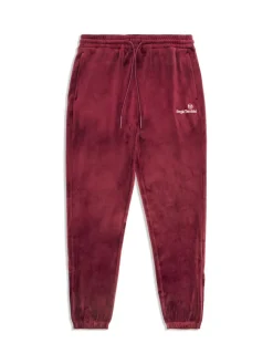 Pants And Sweatpants|Sergio Tacchini Scopeto Velour Pant-Black Beauty/ Mauve Wine