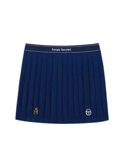 View All|Sergio Tacchini Scratch Staff Pleated Skort- Navy