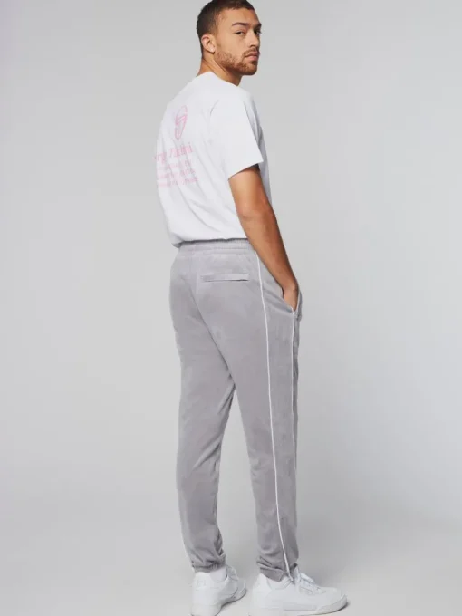 Velour|Sergio Tacchini Sovana Velour Track Pant- Sleet