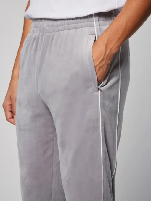 Velour|Sergio Tacchini Sovana Velour Track Pant- Sleet