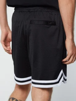 For The Court|Sergio Tacchini Spazio Banda Mesh Short- Black Beauty