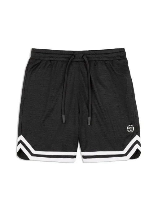 Matching Separates|Sergio Tacchini Spazio Banda Mesh Short- Black Beauty
