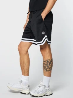 Matching Separates|Sergio Tacchini Spazio Banda Mesh Short- Black Beauty