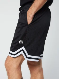 Matching Separates|Sergio Tacchini Spazio Banda Mesh Short- Black Beauty