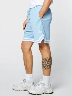 Matching Separates|Sergio Tacchini Spazio Banda Mesh Short- Clear Sky