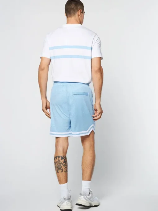 View All|Sergio Tacchini Spazio Banda Mesh Short- Clear Sky
