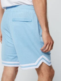 View All|Sergio Tacchini Spazio Banda Mesh Short- Clear Sky