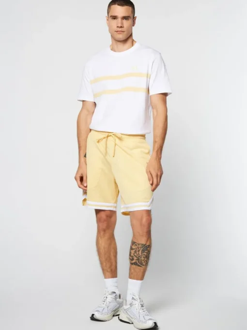 For The Court|Sergio Tacchini Spazio Banda Mesh Short- Golden Haze