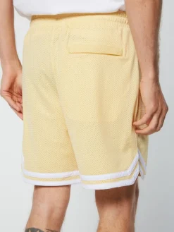 For The Court|Sergio Tacchini Spazio Banda Mesh Short- Golden Haze