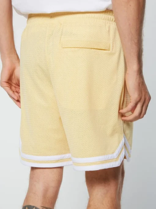 For The Court|Sergio Tacchini Spazio Banda Mesh Short- Golden Haze