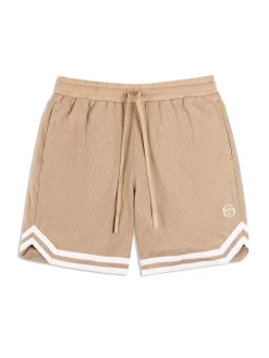 Shorts And Swim|Sergio Tacchini Spazio Banda Mesh Short- Humus