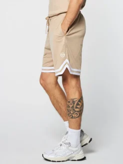 Matching Separates|Sergio Tacchini Spazio Banda Mesh Short- Humus
