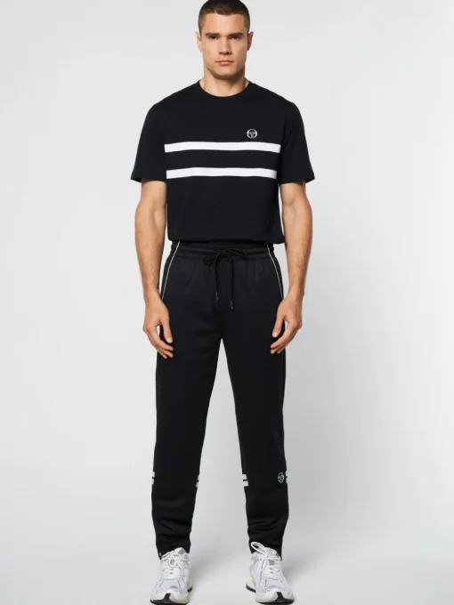 Pants And Sweatpants|Sergio Tacchini Spazio Dallas Track Pant- Black Beauty