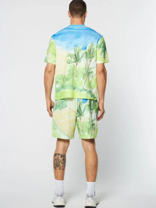 View All|Sergio Tacchini Spazio T-Shirt- Multi Print